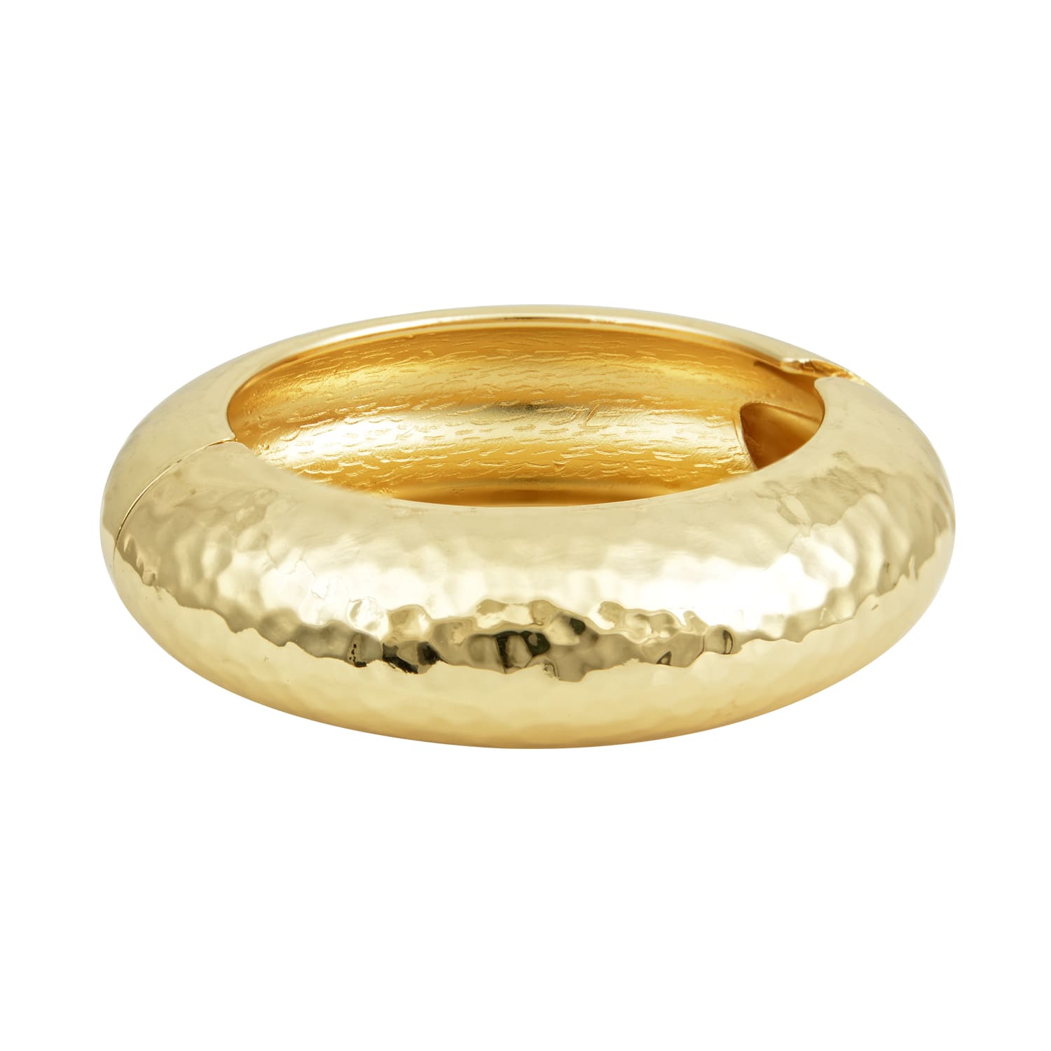 βραχίολι χειροπέδα από ατσάλι σε χρυσό