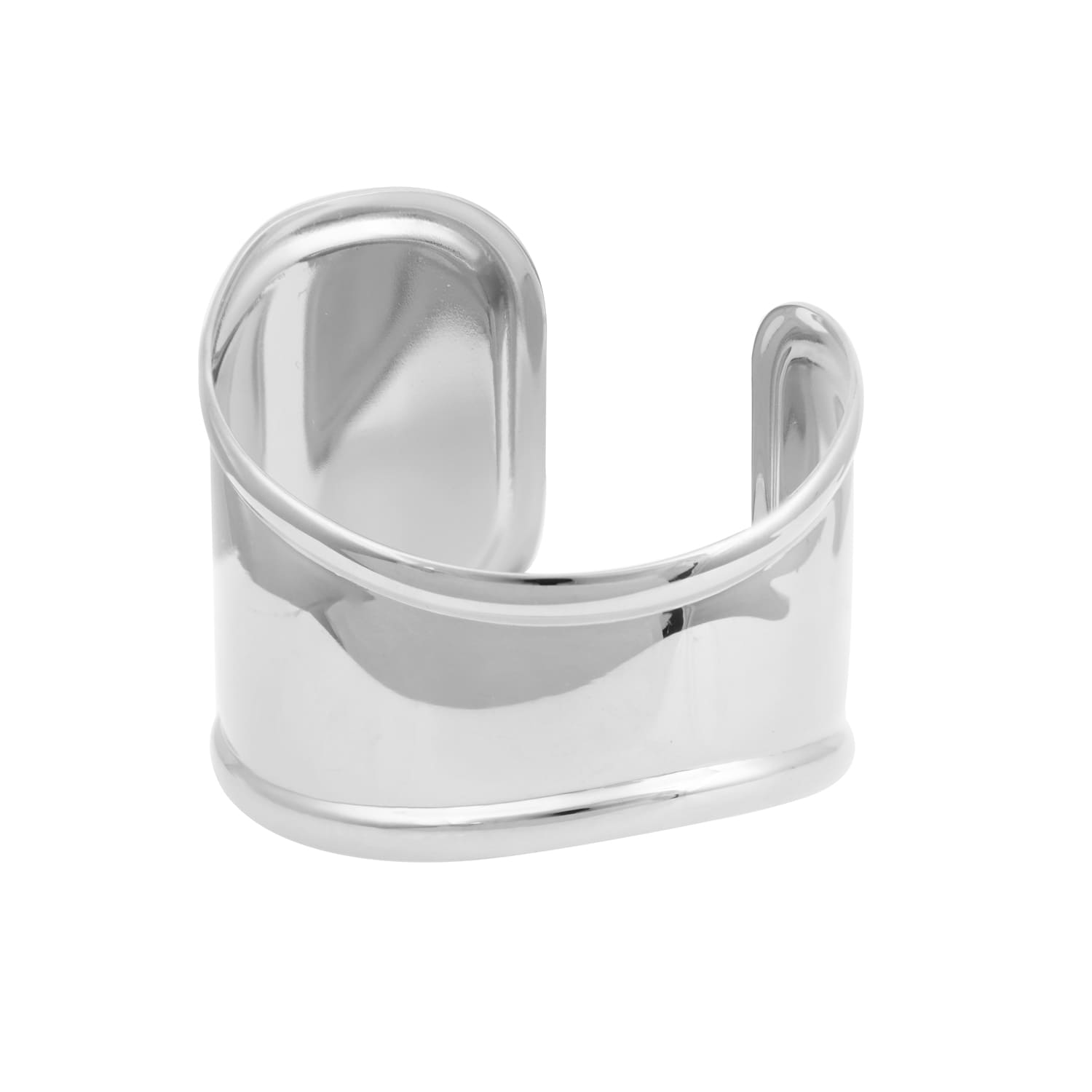 Βραχιόλι χειροπέδα ασημένια