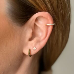 luna ear cuff ατσαλινο mg jewels