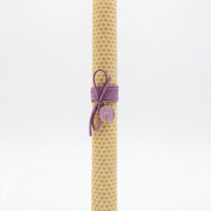 πασχαλινή χειροποίητη λαμπάδα με κηρήθρα MG JEWELS ΝΕΑ ΣΜΥΡΝΗ